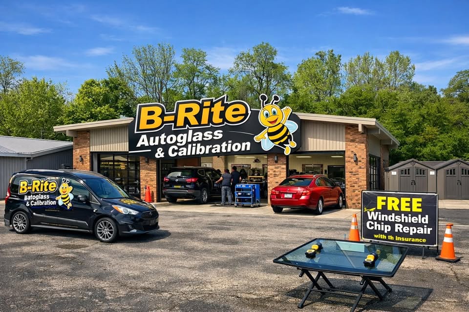 B-Rite Autoglass mobile service van and windshield replacement
